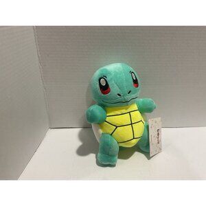 Pokemon Nintendo Squirtle Turtle Anime Stuffed Animal Plush Toy  9” Tall